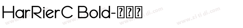HarRierC Bold字体转换